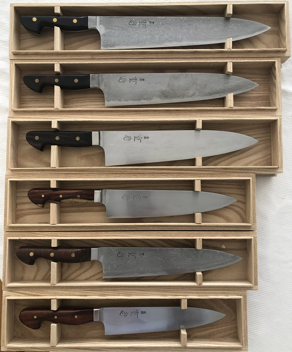 Kiri Boxes for Shigefusa Knives